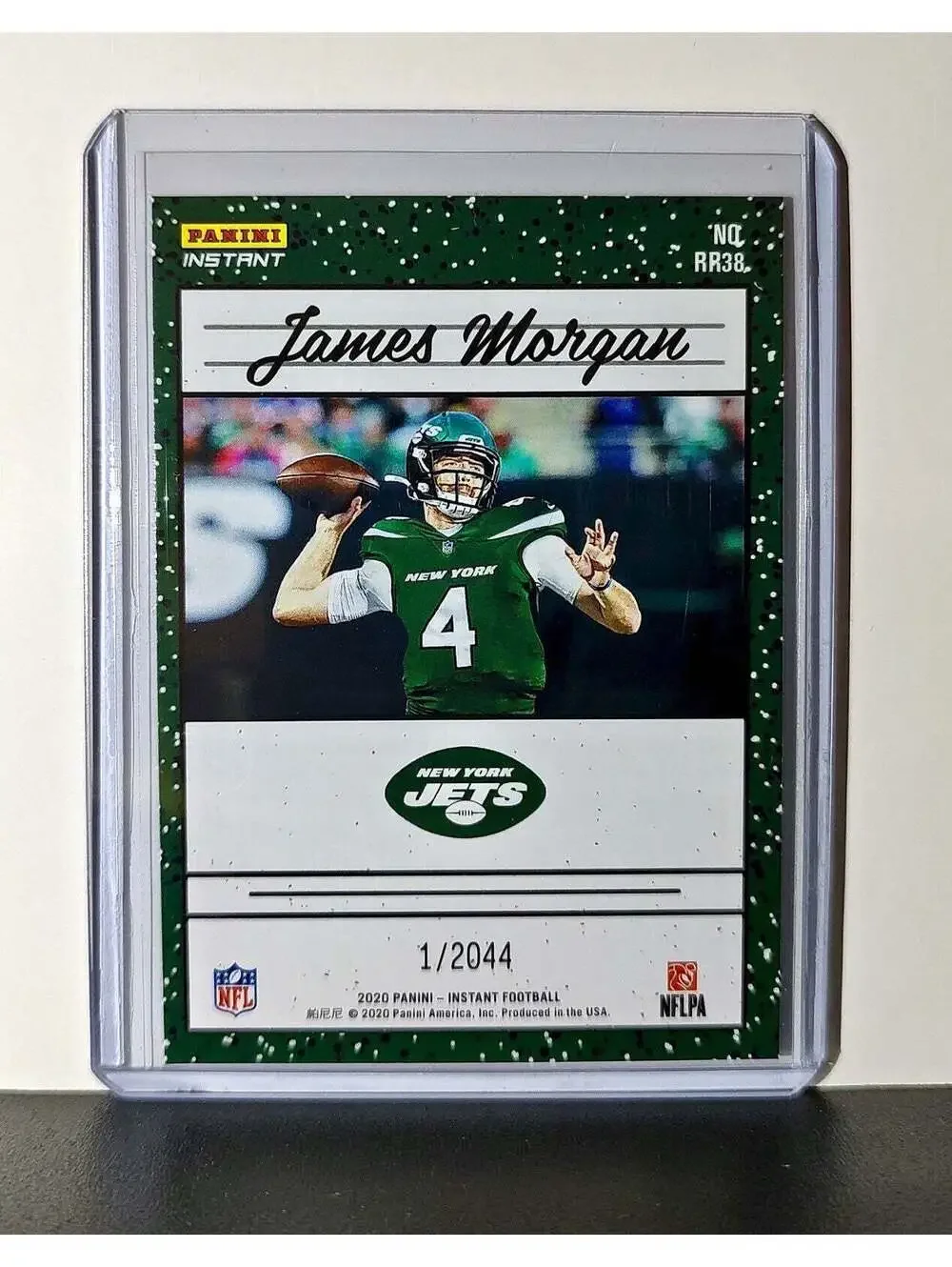 James Morgan Rookie 2020 Panini NFL #38 Rated Rookie Card New York Jets